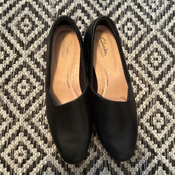 NWOT Clarks Juliet Palm Slip-On Black Leather Shoes 🖤 - Picture 4 of 4
